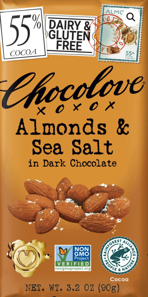 chocolove almond and sea salt